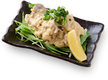 タンすじのねぎマヨ和え